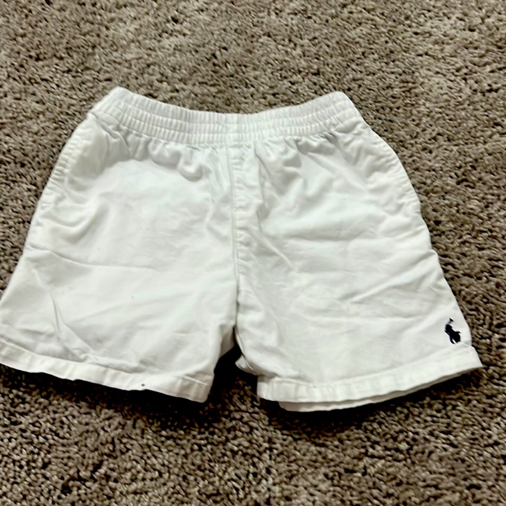 Polo kids white shorts